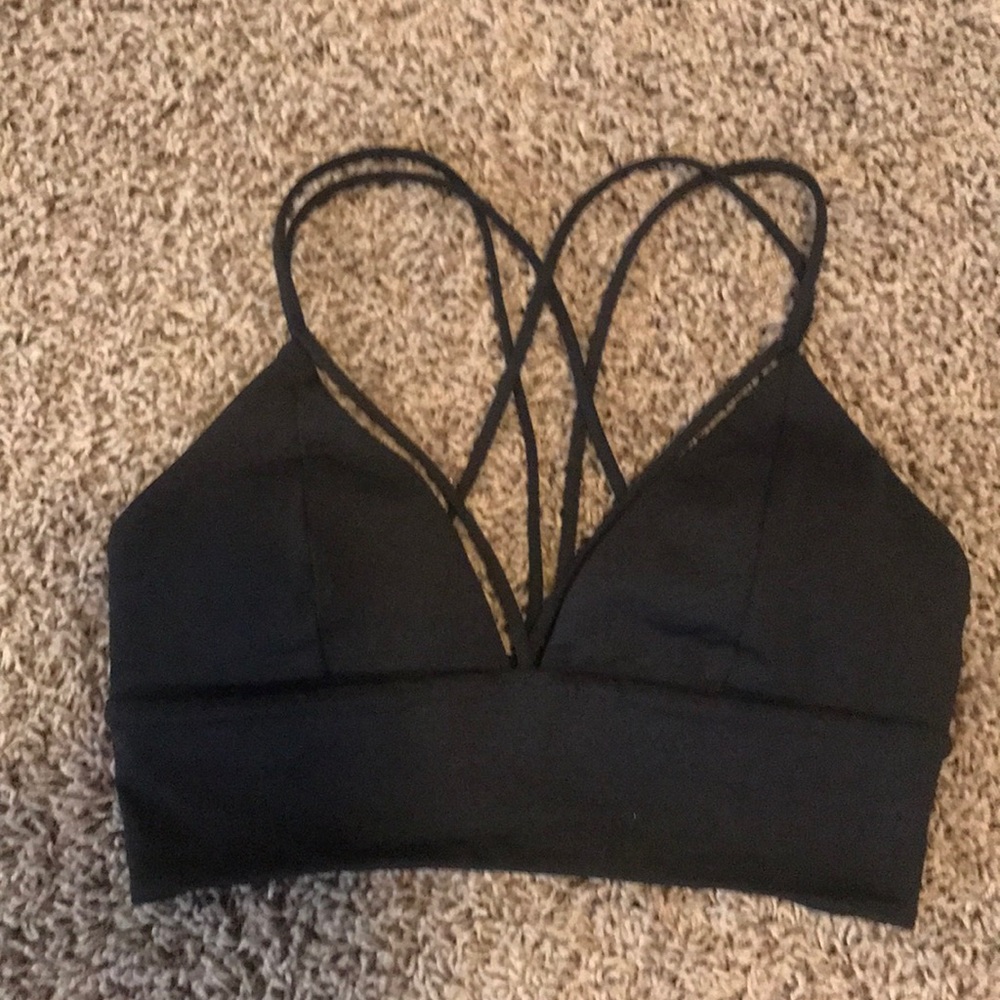 lululemon athletica Black Strappy Sports Bra
